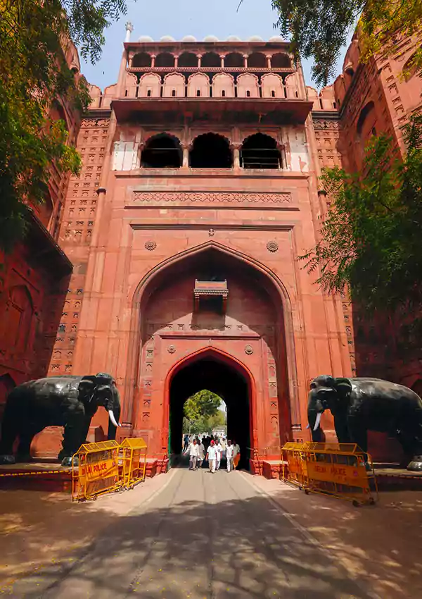 Delhi gate in Red Forts