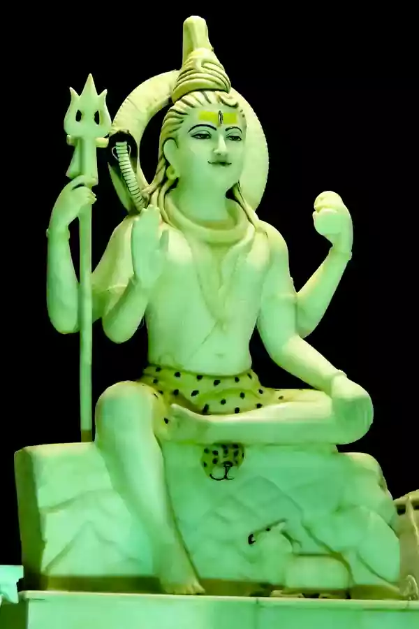 Marble statue of shiva