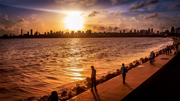 marine drive, Mumbai location