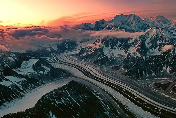 The Tokositna Glacier 