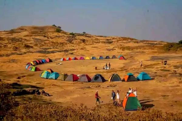 Camping at Konkan kada c