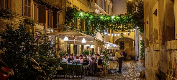 Eateries of the Hidden Path in Rome