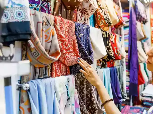 Gandhinagar fabric markets