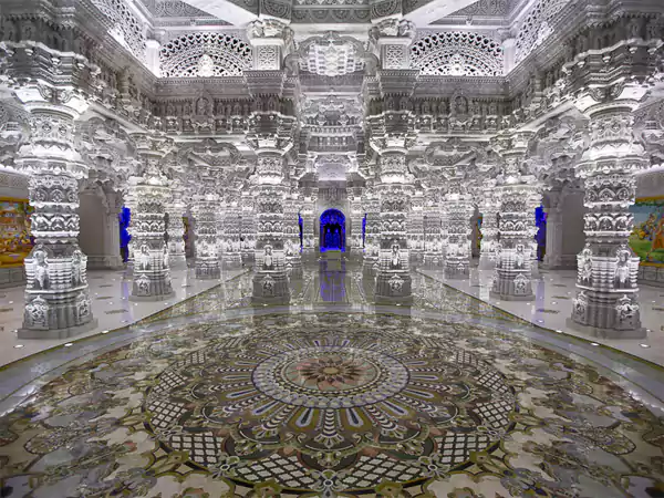 Interior of Akshardham temple