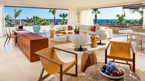 Interiors of a Cabo Villa Rental