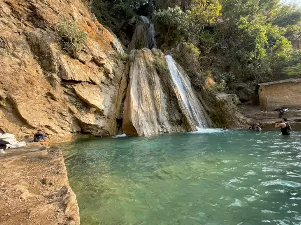 Lower part of the Neer Fall Rishikeshc