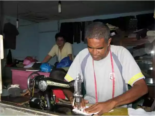 Tailoring services at Gandhinagar market