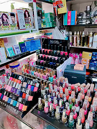 cosmetic shop in Brahmaputra Market