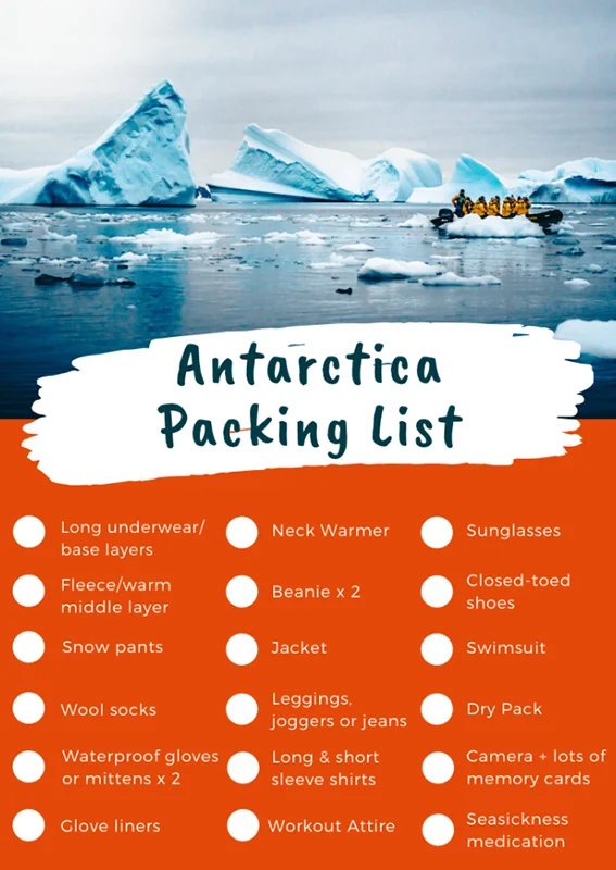 Antarctica Packing List