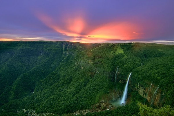 Majestic Nohkalikai Falls