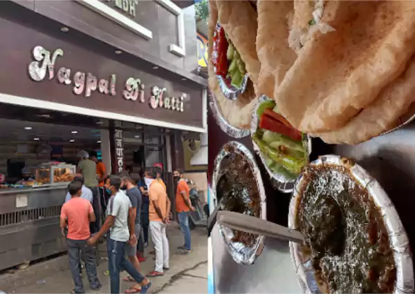 Chole bhature at Nagpal Di Hatti