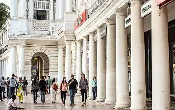 Connaught Place market photos