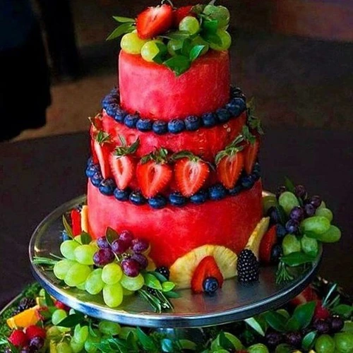 Fruit Tower Cake