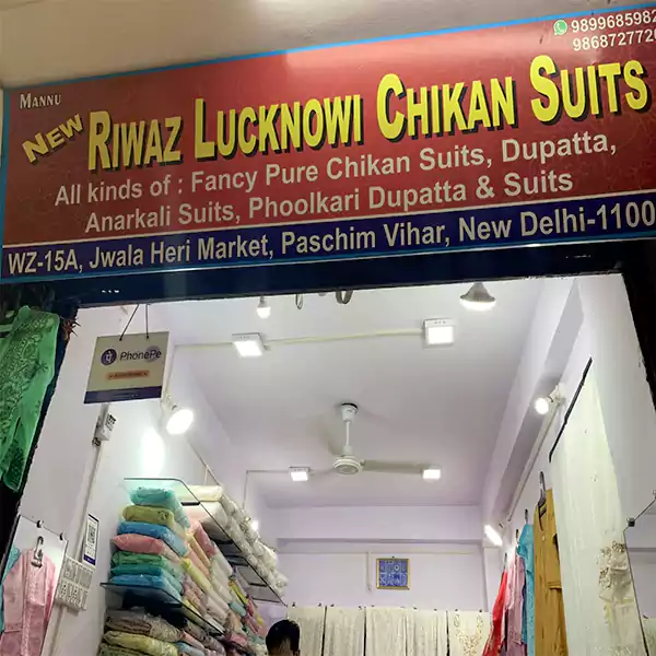 New Riwaz Lucknowi Chikan Suits