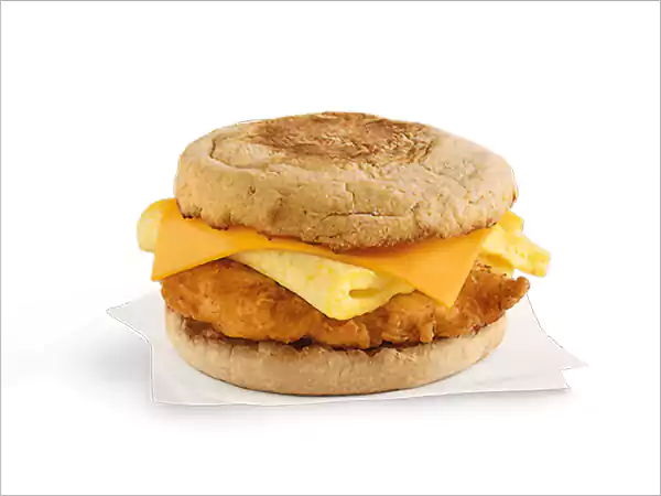 Chicken egg and cheese muffin