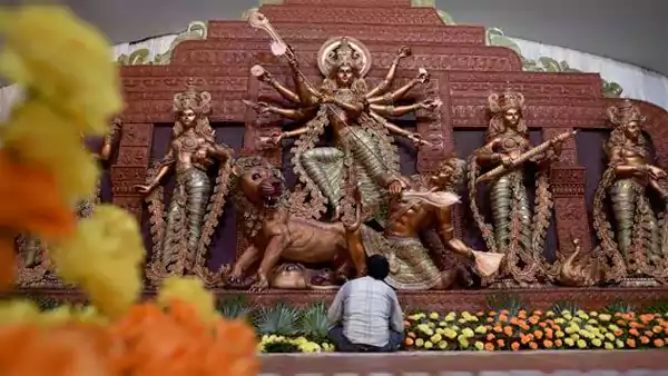 Durga Puja Celebration in CR Park