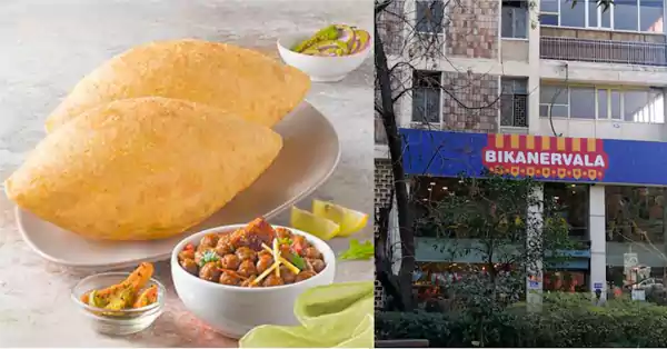 Chole Bhature at Bikanerwala