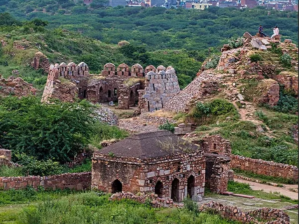 Tughlaqabad-Fort-Location