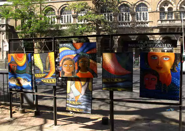 Famous market in Mumbai