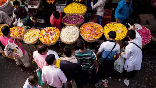 Street market in Mumbai