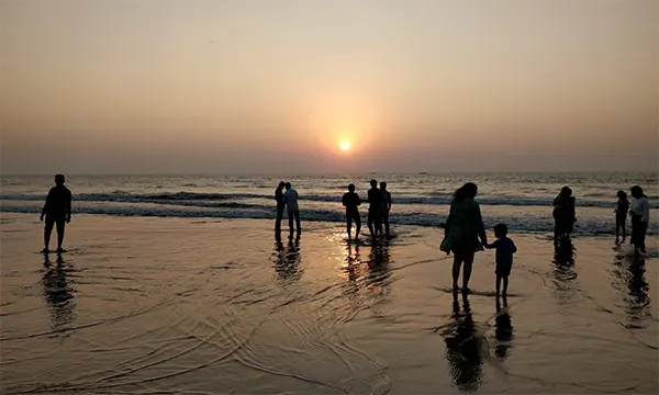 Sunset at Juhu Beach